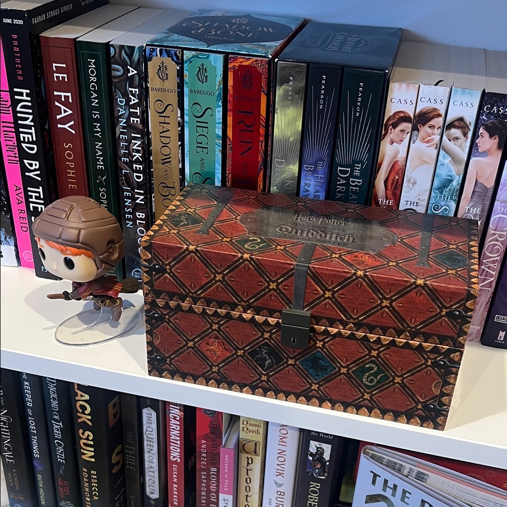 Harry Potter Quidditch Chest and Ron Weasley Quidditch Funko Pop